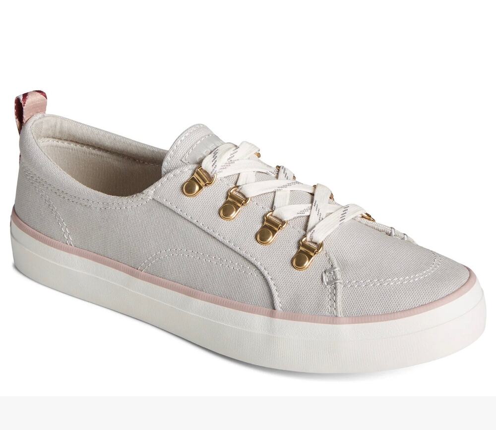The Sperry Sandy LTT Gingham (White/Blue) Sz 9.5